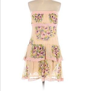 Nanette Lepore Silk Floral mini dress